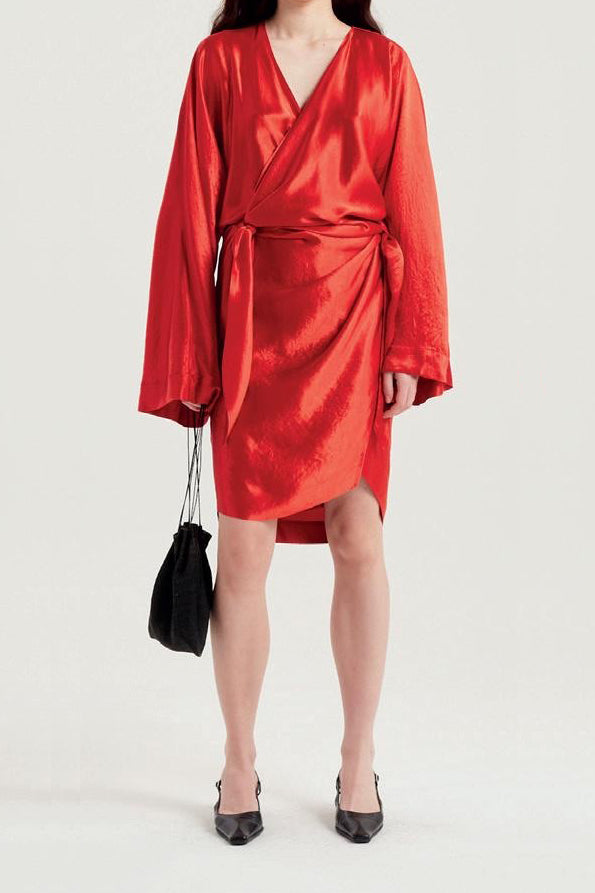 SAMUEL GUI YANG Silk One-piece Dress AW21DR02-2